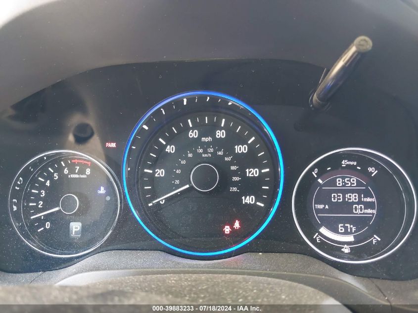 2021 Honda Hr-V Lx VIN: 3CZRU5H32MM725586 Lot: 39883233