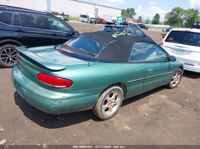 1998 Chrysler Sebring Jxi VIN: 3C3EL55H3WT215090 Lot: 39883341