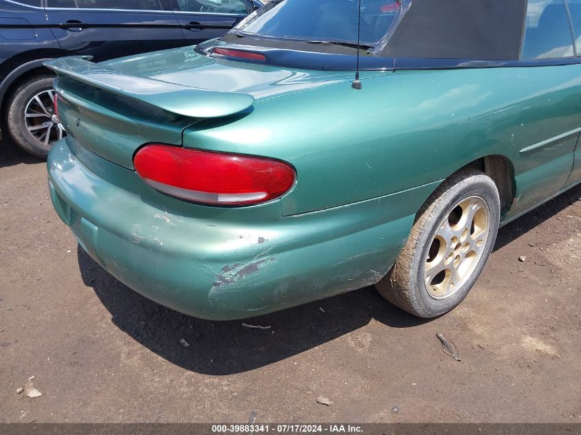 1998 Chrysler Sebring Jxi VIN: 3C3EL55H3WT215090 Lot: 39883341