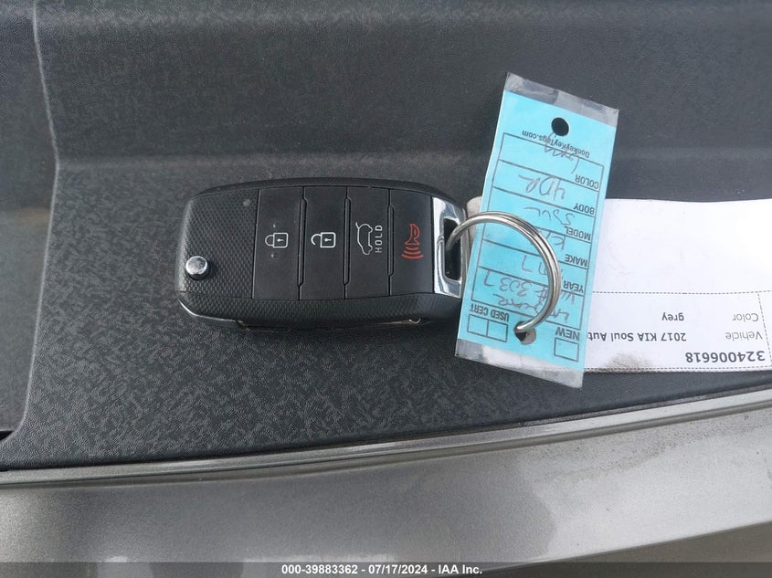 2017 KIA SOUL - KNDJN2A2XH7503037