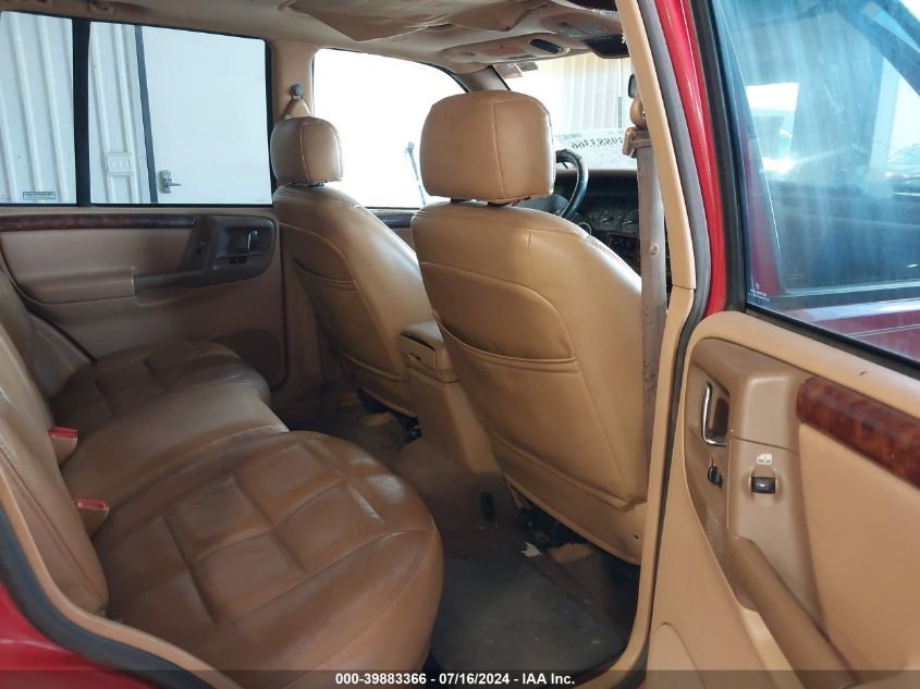 1998 Jeep Grand Cherokee Limited VIN: 1J4GZ78Y3WC302617 Lot: 39883366