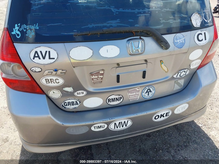 2007 Honda Fit Sport VIN: JHMGD38617S022194 Lot: 39883397