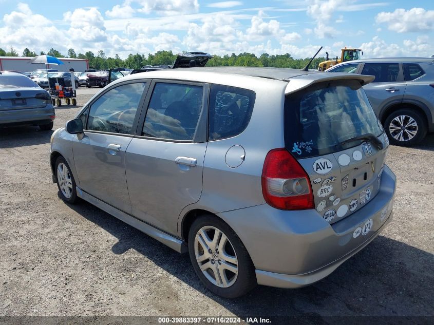 JHMGD38617S022194 | 2007 HONDA FIT