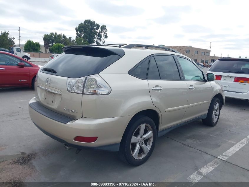 2008 Lexus Rx 350 VIN: 2T2GK31U28C037270 Lot: 39883398