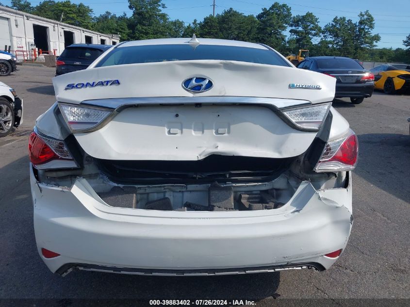 2013 Hyundai Sonata Hybrid Limited VIN: KMHEC4A48DA075076 Lot: 39883402