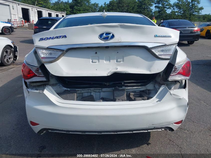 2013 Hyundai Sonata Hybrid Limited VIN: KMHEC4A48DA075076 Lot: 39883402