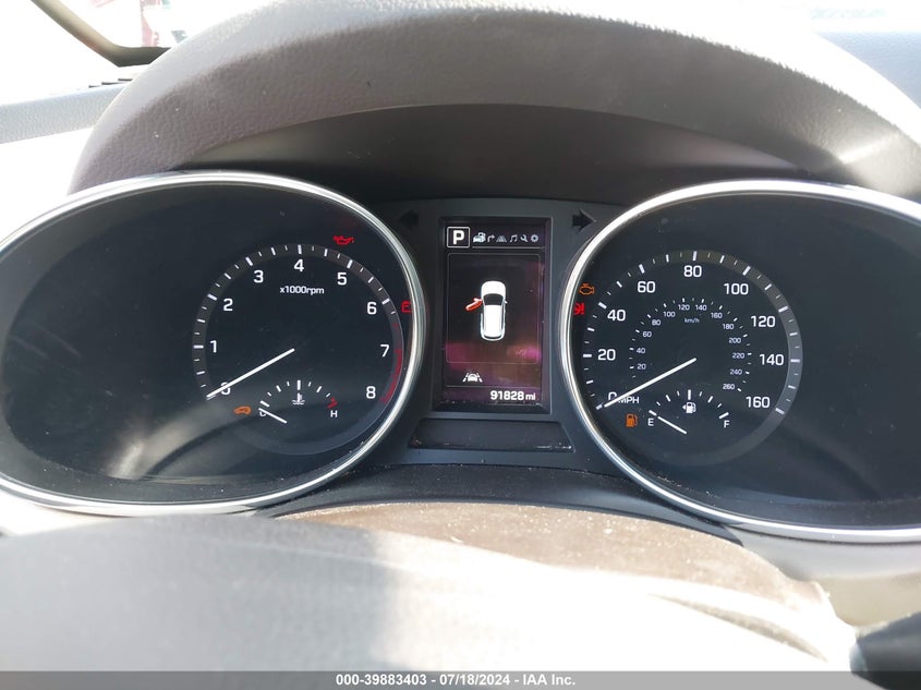 2017 Hyundai Santa Fe Sport 2.0T Ultimate VIN: 5XYZWDLA4HG500962 Lot: 39883403