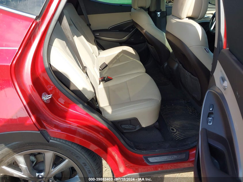 2017 Hyundai Santa Fe Sport 2.0T Ultimate VIN: 5XYZWDLA4HG500962 Lot: 39883403