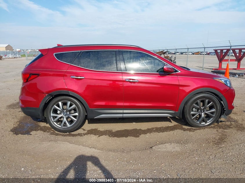 2017 Hyundai Santa Fe Sport 2.0T Ultimate VIN: 5XYZWDLA4HG500962 Lot: 39883403