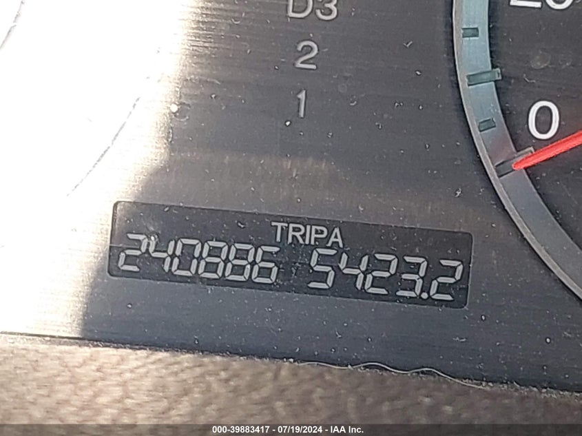 2009 Honda Accord 2.4 Lx-P VIN: 1HGCP26419A137598 Lot: 39883417