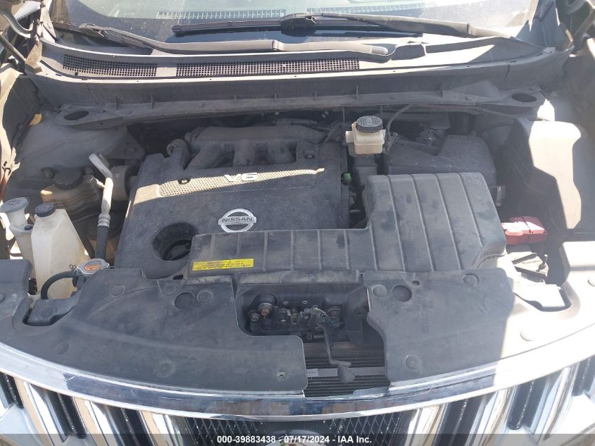 2009 Nissan Murano S VIN: JN8AZ18W09W121117 Lot: 39883438