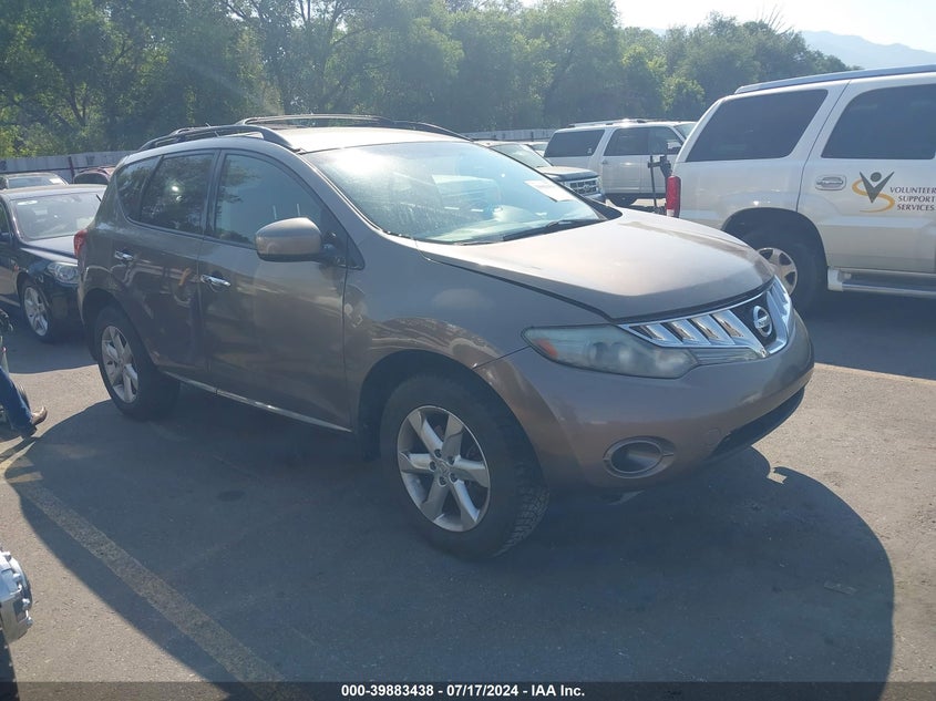 2009 Nissan Murano S VIN: JN8AZ18W09W121117 Lot: 39883438