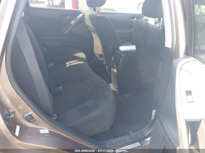 2009 Nissan Murano S VIN: JN8AZ18W09W121117 Lot: 39883438