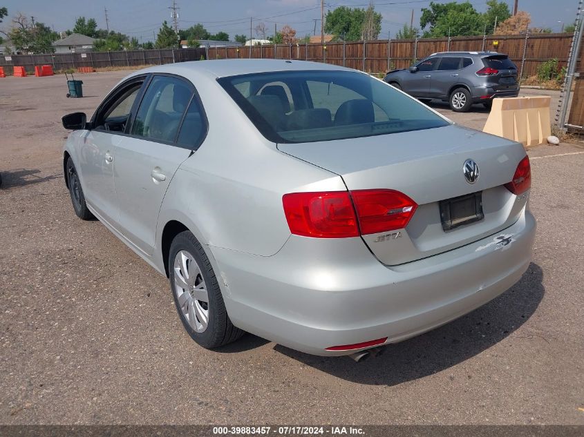 2011 Volkswagen Jetta 2.5L Se VIN: 3VWDZ7AJ8BM370407 Lot: 39883457