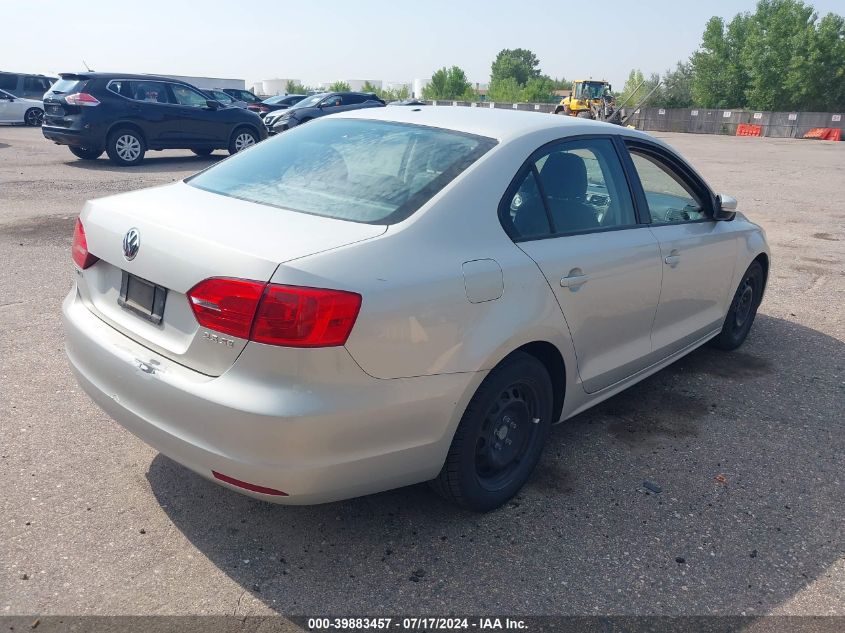 2011 Volkswagen Jetta 2.5L Se VIN: 3VWDZ7AJ8BM370407 Lot: 39883457