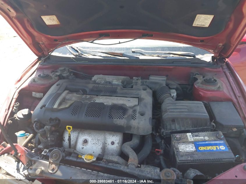 2002 Hyundai Elantra Gls VIN: KMHDN45D02U422640 Lot: 39883481