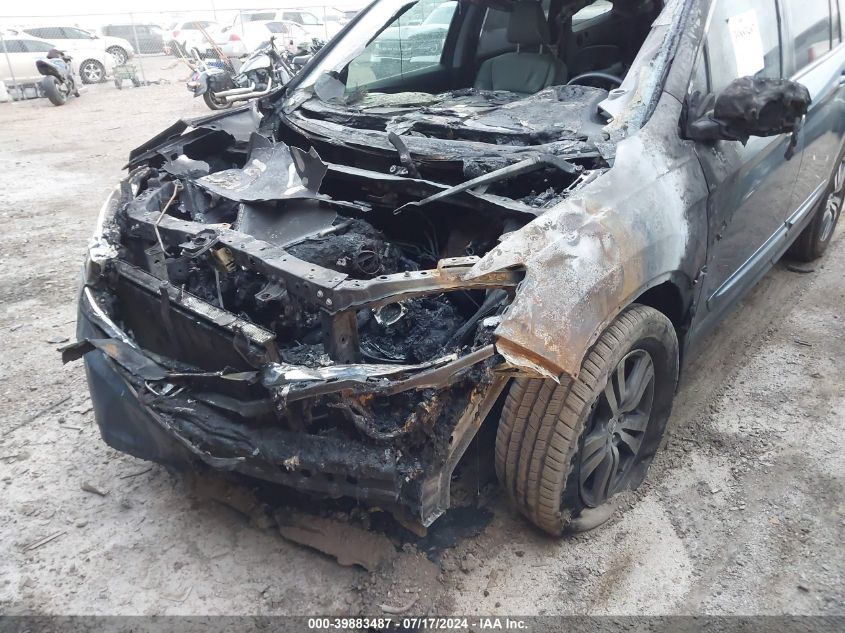 2016 Honda Pilot Exl VIN: 5FNYF6H82GB114656 Lot: 39883487