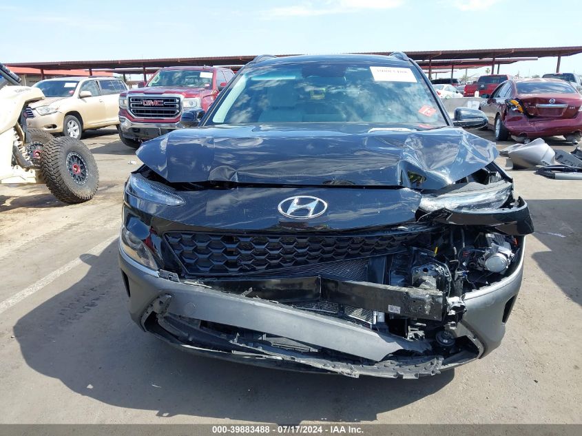 2022 Hyundai Kona Sel VIN: KM8K62AB1NU878776 Lot: 39883488