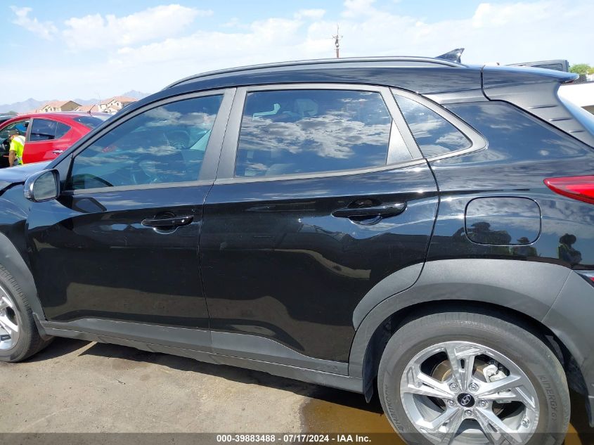 2022 Hyundai Kona Sel VIN: KM8K62AB1NU878776 Lot: 39883488