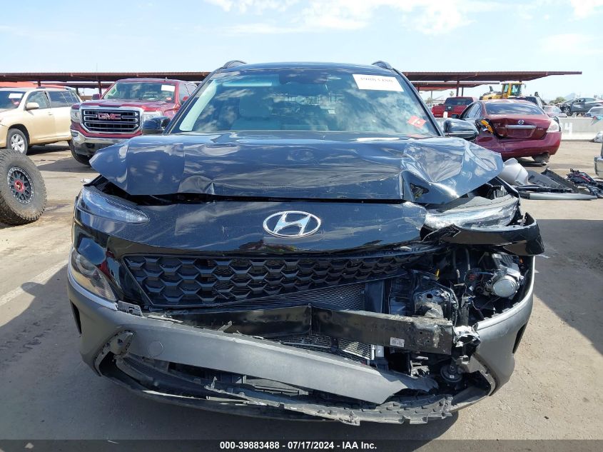 2022 Hyundai Kona Sel VIN: KM8K62AB1NU878776 Lot: 39883488