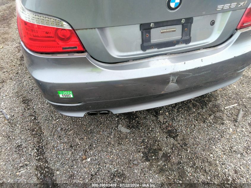 2008 BMW 528Xi VIN: WBANV13538CZ53362 Lot: 39883489