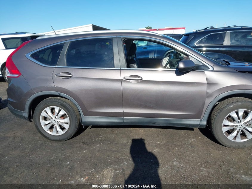 2014 Honda Cr-V Ex-L VIN: 2HKRM3H75EH560461 Lot: 39883536