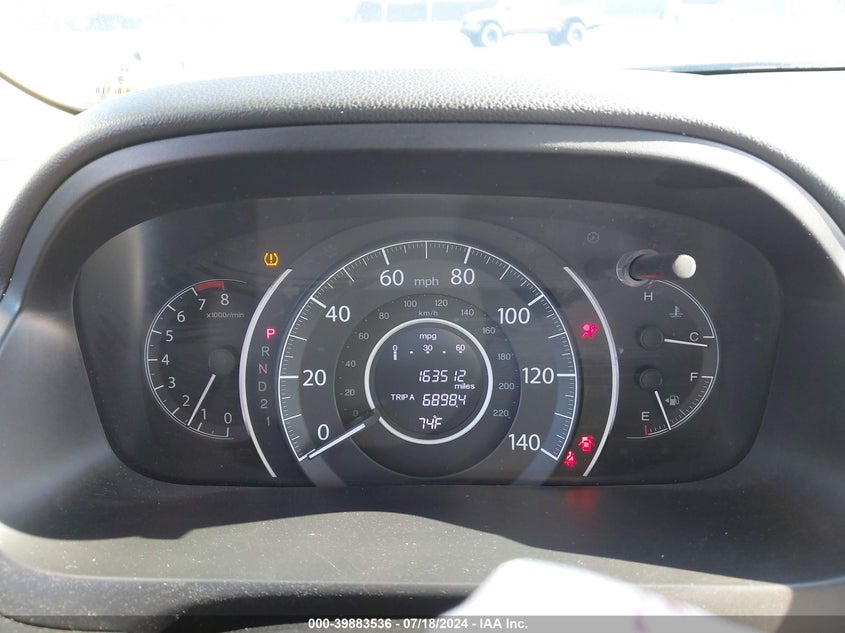 2014 Honda Cr-V Ex-L VIN: 2HKRM3H75EH560461 Lot: 39883536