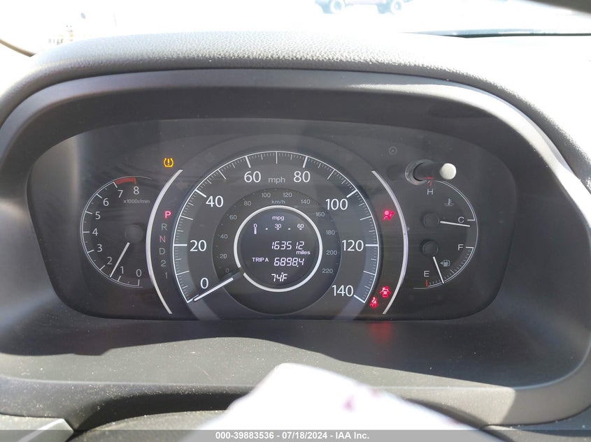 2014 Honda Cr-V Ex-L VIN: 2HKRM3H75EH560461 Lot: 39883536