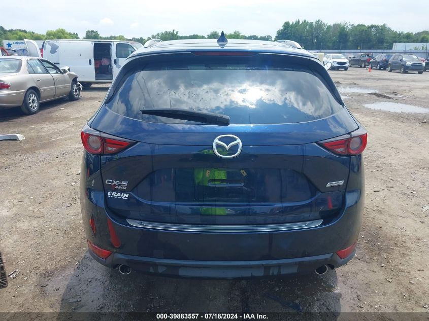 2018 Mazda Cx-5 Grand Touring VIN: JM3KFBDM7J0345566 Lot: 39883557