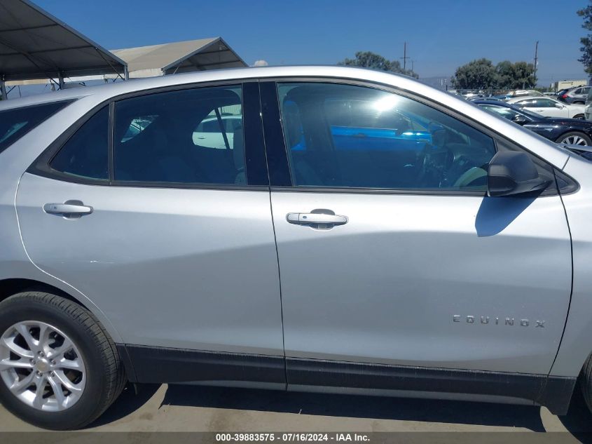 2019 Chevrolet Equinox Ls VIN: 3GNAXHEV7KS680758 Lot: 39883575