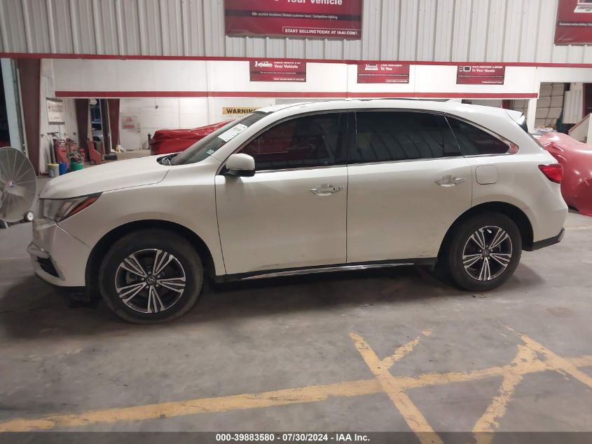 2017 Acura Mdx VIN: 5FRYD3H32HB003792 Lot: 39883580