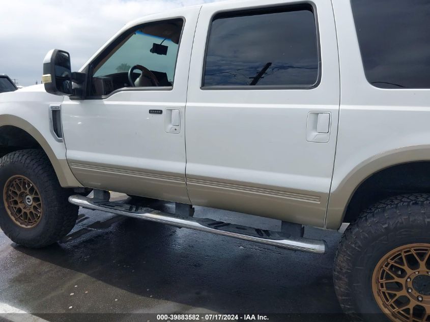 2002 Ford Excursion Limited VIN: 1FMSU43F42ED36580 Lot: 39883582