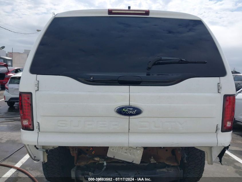 2002 Ford Excursion Limited VIN: 1FMSU43F42ED36580 Lot: 39883582