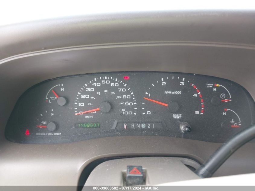 2002 Ford Excursion Limited VIN: 1FMSU43F42ED36580 Lot: 39883582