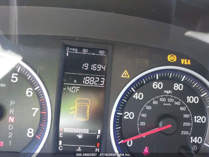 2008 Honda Cr-V Ex-L VIN: JHLRE38758C014243 Lot: 39883587