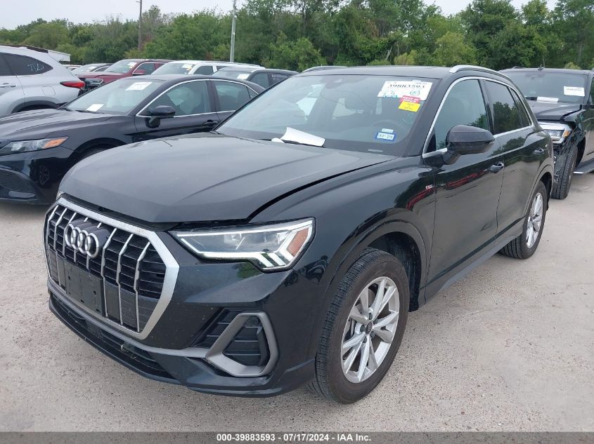 2023 Audi Q3 Premium S Line 45 VIN: WA1DECF36P1092770 Lot: 39883593