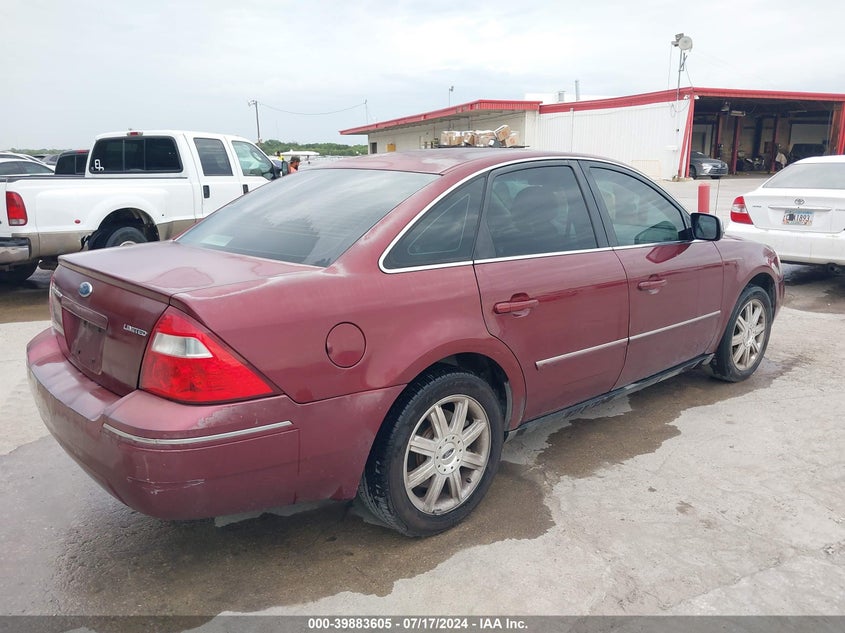 2005 Ford Five Hundred Limited VIN: 1FAFP25105G166431 Lot: 39883605