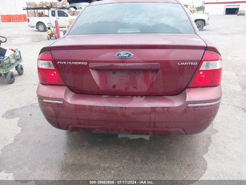 2005 Ford Five Hundred Limited VIN: 1FAFP25105G166431 Lot: 39883605