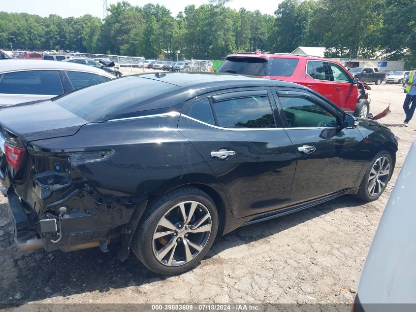 2017 Nissan Maxima 3.5 Sl VIN: 1N4AA6AP5HC406629 Lot: 39883609