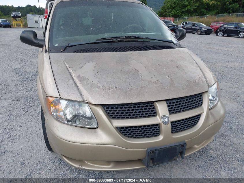 2001 Dodge Grand Caravan Ex VIN: 2B4GP74L61R291129 Lot: 39883689