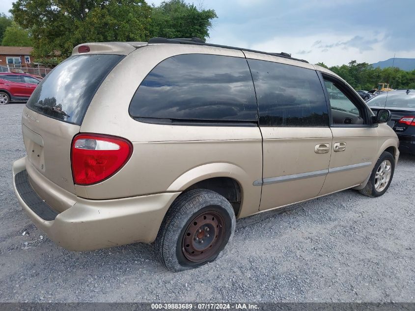 2001 Dodge Grand Caravan Ex VIN: 2B4GP74L61R291129 Lot: 39883689