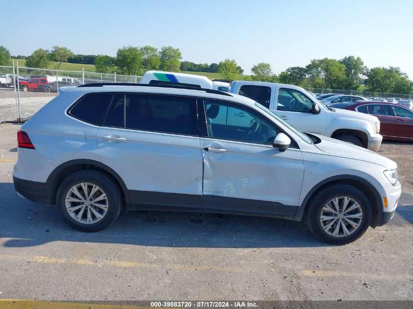 2018 Volkswagen Tiguan 2.0T S VIN: 3VV1B7AX8JM017762 Lot: 39883720