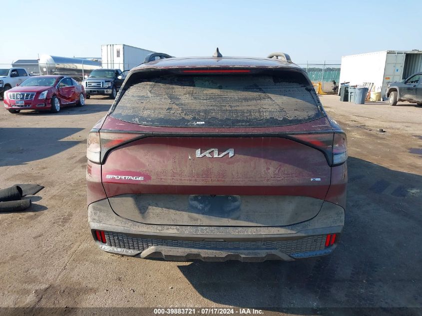 2023 Kia Sportage X-Line VIN: 5XYK6CAF3PG095458 Lot: 39883721