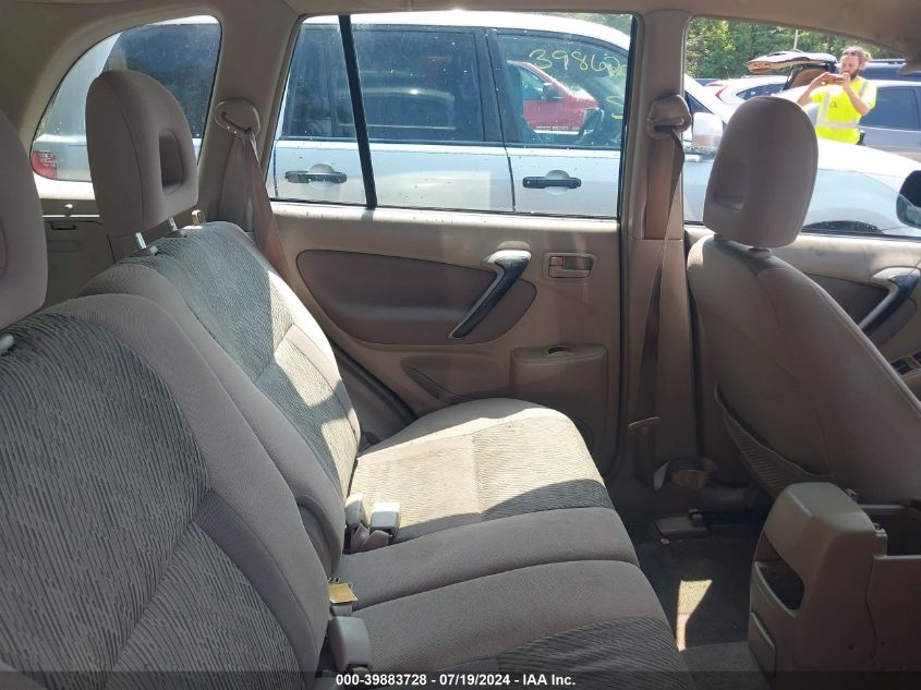 2002 Toyota Rav4 VIN: JTEGH20V320063753 Lot: 39883728