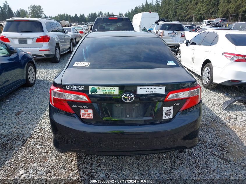 2013 Toyota Camry Le VIN: 4T4BF1FK4DR330472 Lot: 39883742