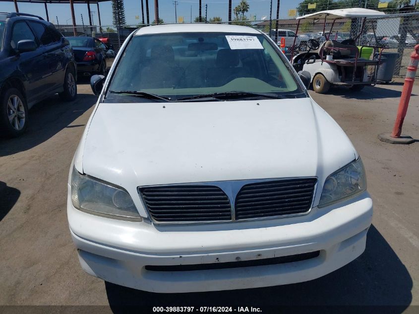 2003 Mitsubishi Lancer Es VIN: JA3AJ26E83U092552 Lot: 39883797