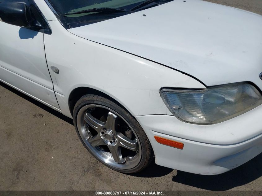 2003 Mitsubishi Lancer Es VIN: JA3AJ26E83U092552 Lot: 39883797