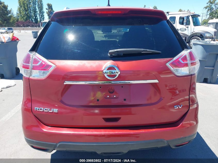 2015 Nissan Rogue Sv VIN: KNMAT2MT7FP528002 Lot: 39883802