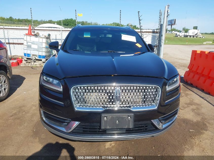 2019 Lincoln Nautilus Select VIN: 2LMPJ8K90KBL14173 Lot: 39883815