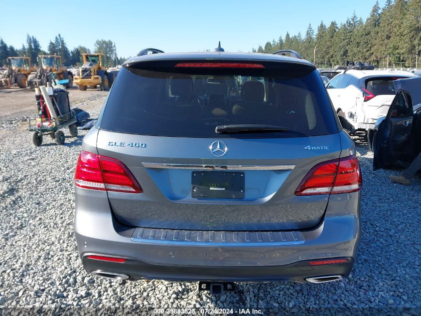 2017 Mercedes-Benz Gle 400 4Matic VIN: 4JGDA5GB0HA882145 Lot: 39883825